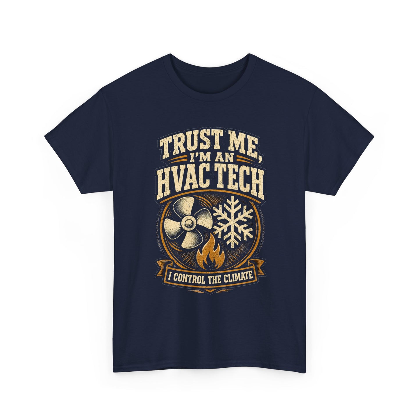 Funny HVAC technician graphic tee from Shop After Shift Co — additional view